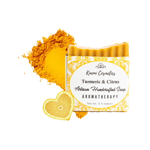 Making Turmeric and Citrus Artisan Soap