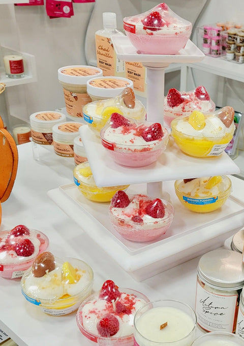 Strawberry Shortcake Dessert Candle