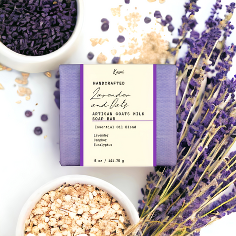 Lavender and Oats Goats Milk Artisan Soap