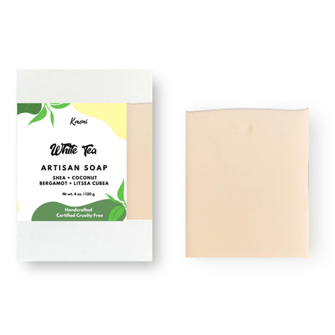 White Tea Artisan Soap - Kmoni Cosmetics
