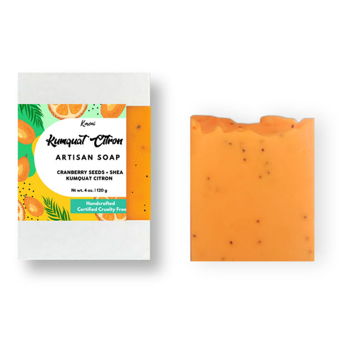 Kumquat Citron Artisan Soap - Kmoni Cosmetics
